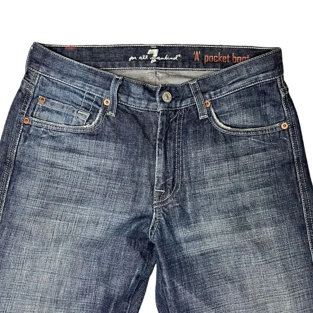 7 For All Mankind “A” Pocket Boot Jeans - Picture 3 of 8